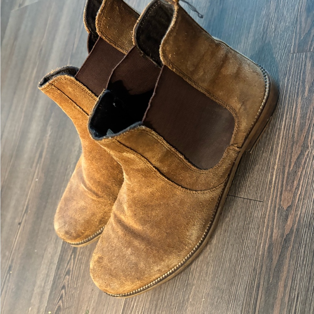 Men's Brown Suede Chelsea Boots